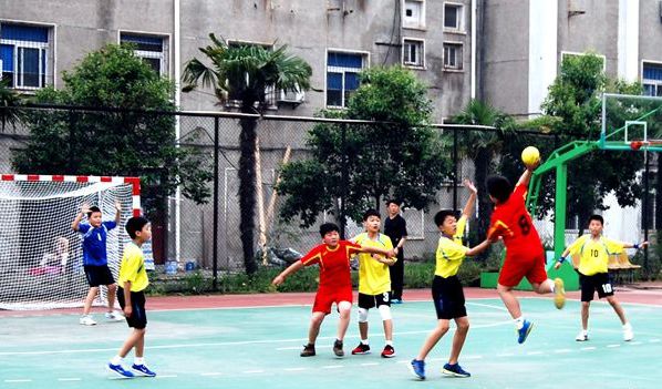 合肥市2015年中小学生手球比赛结束